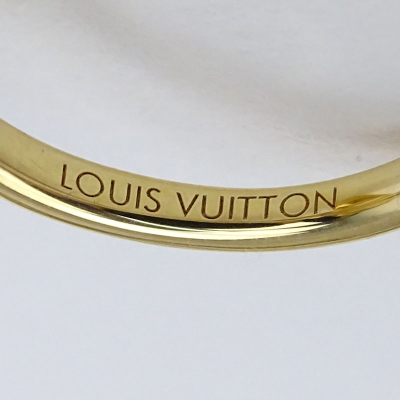Louis Vuitton Peridot and Diamond 18k Gold Petite Fleur Charm