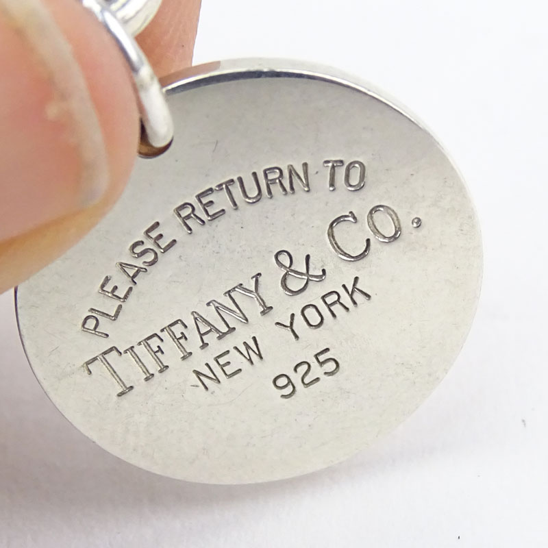 Vintage Tiffany & Co Sterling Silver Return to Tiffany Charm Bracelet.