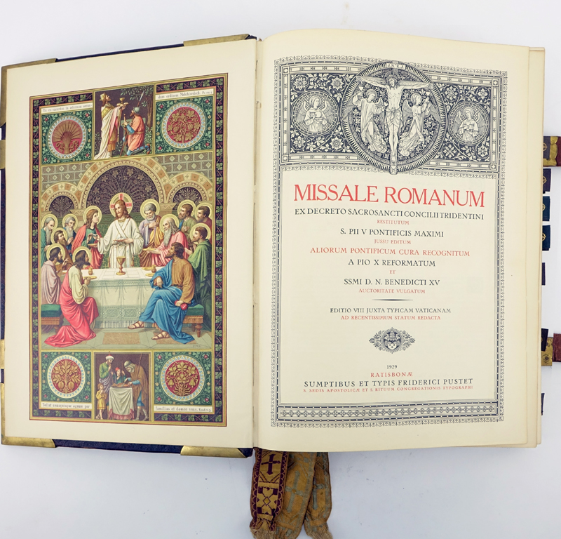 1929 Leather Bound Missale Romanum.