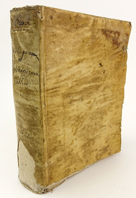 17th Century Book - Jean Chenu "Archiepiscorum Et Episcoporum", IN-8. Published 1621 - Nicolas Buon, Paris. 