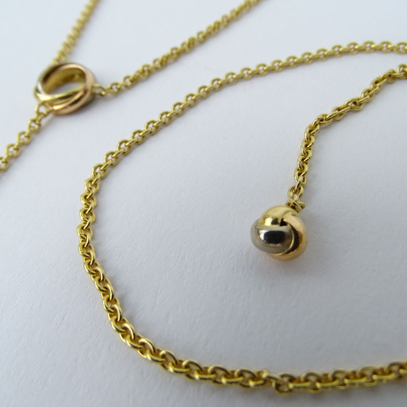 Louis Vuitton Double Damier Charlie Tassel Lariat Necklace - Gold