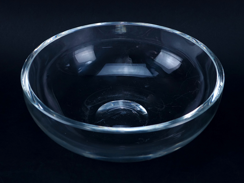 Large Baccarat Crystal Centerpiece Bowl