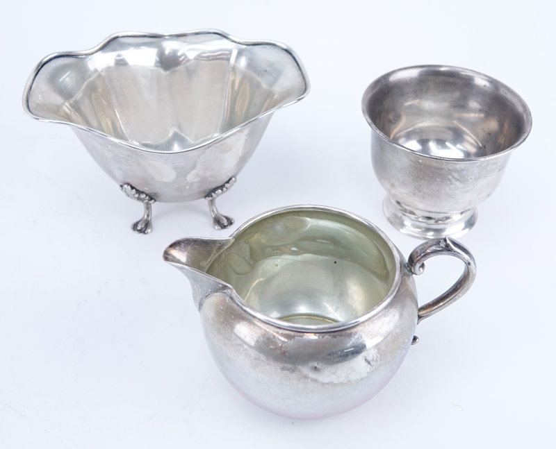 Five (5) Pieces Various Sterling Silver Table Top Items