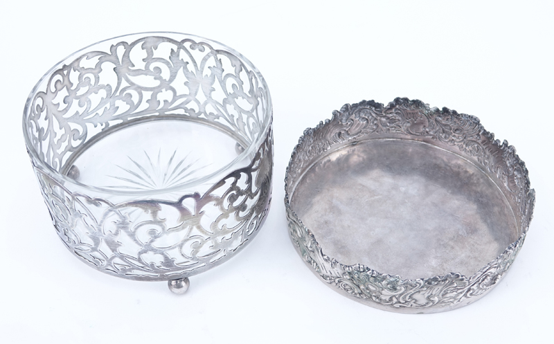 Four (4) Pieces Sterling Silver Table Top Items