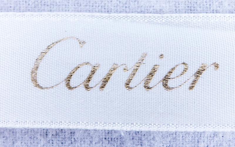 Cartier Silver Plated Tray in Original Felt Bag