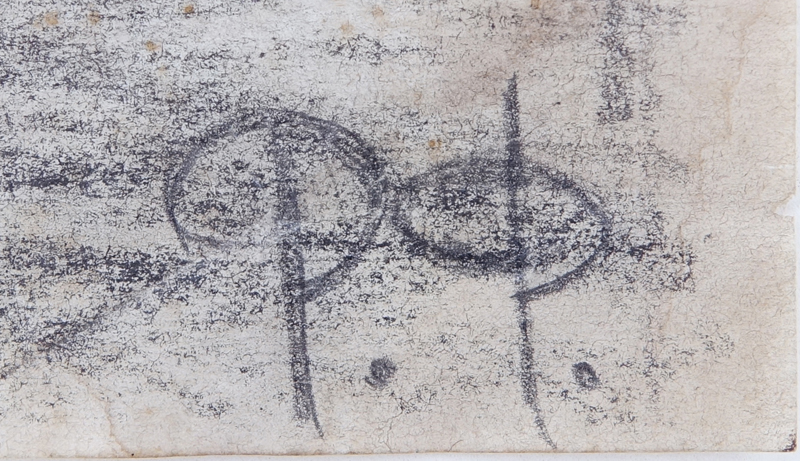 Robert Rafailovich Falk, Russian (1886 - 1958) Pencil on paper "Village Scene" Bears initials in Cyrillic lower right