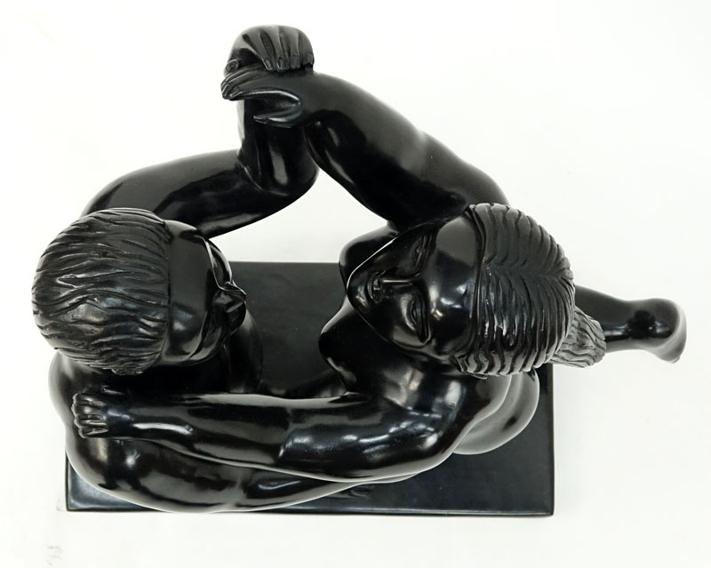 After: Fernando Botero, Colombian (b. 1932) Bronze sculpture