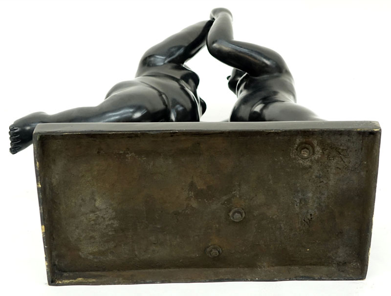 After: Fernando Botero, Colombian (b. 1932) Bronze sculpture