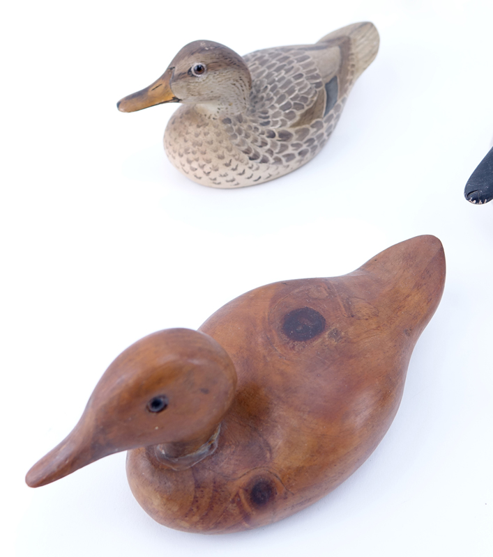 Collection of Eight (8) Carved Wood Hand Painted Decoys