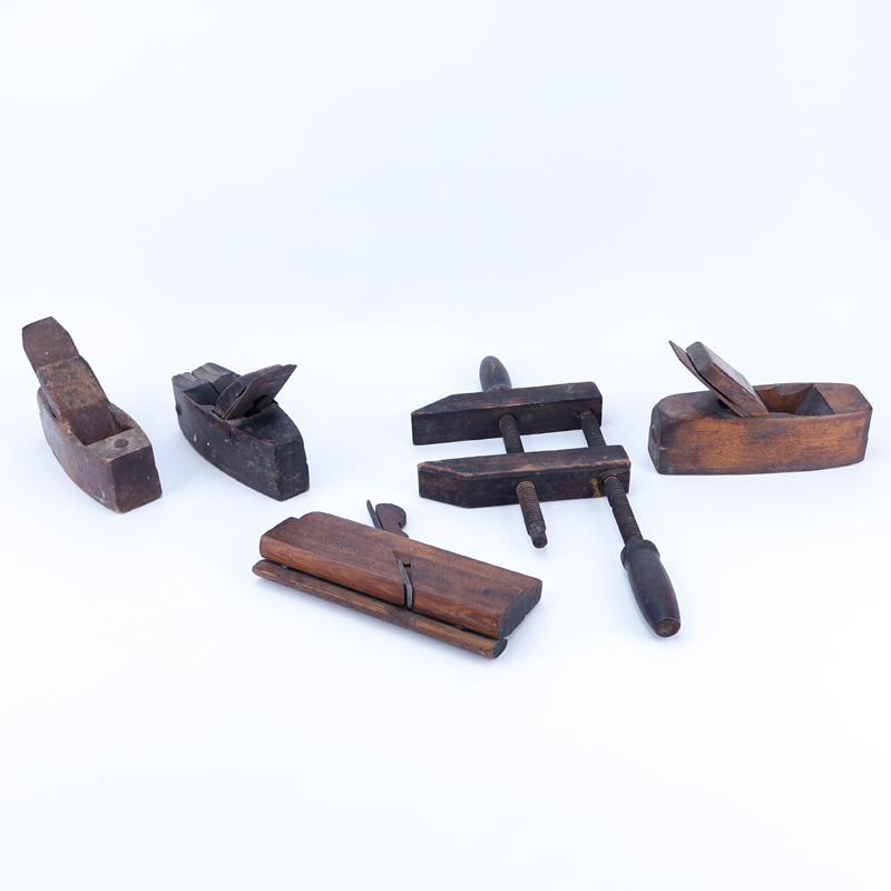 Collection of Five (5) Antique Woodworking Tools