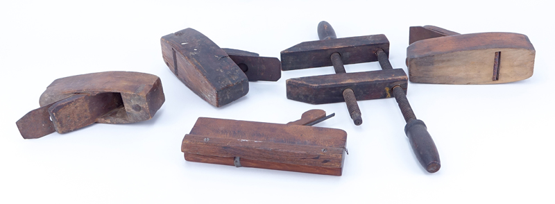 Collection of Five (5) Antique Woodworking Tools