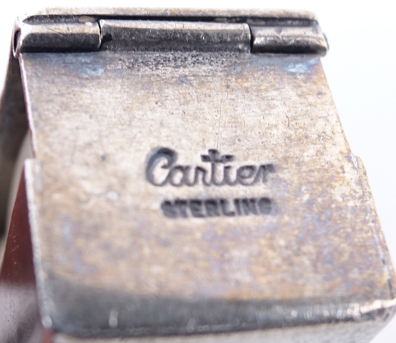 Vintage Cartier Silver Dice Keychain