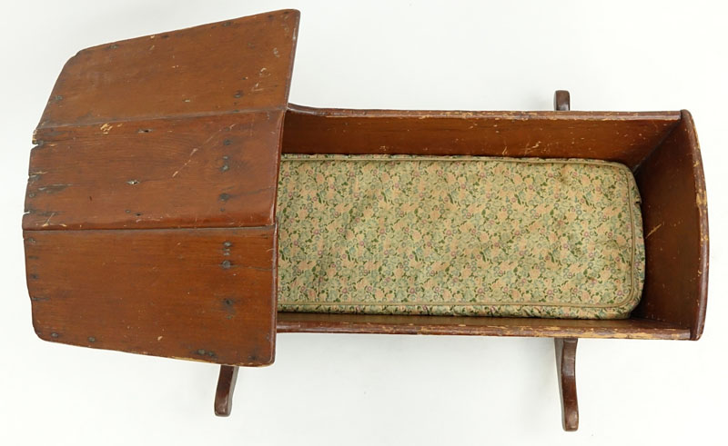Antique American Wood Cradle