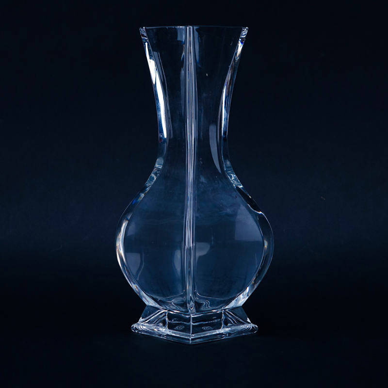 Baccarat Crystal "Lotus" Vase