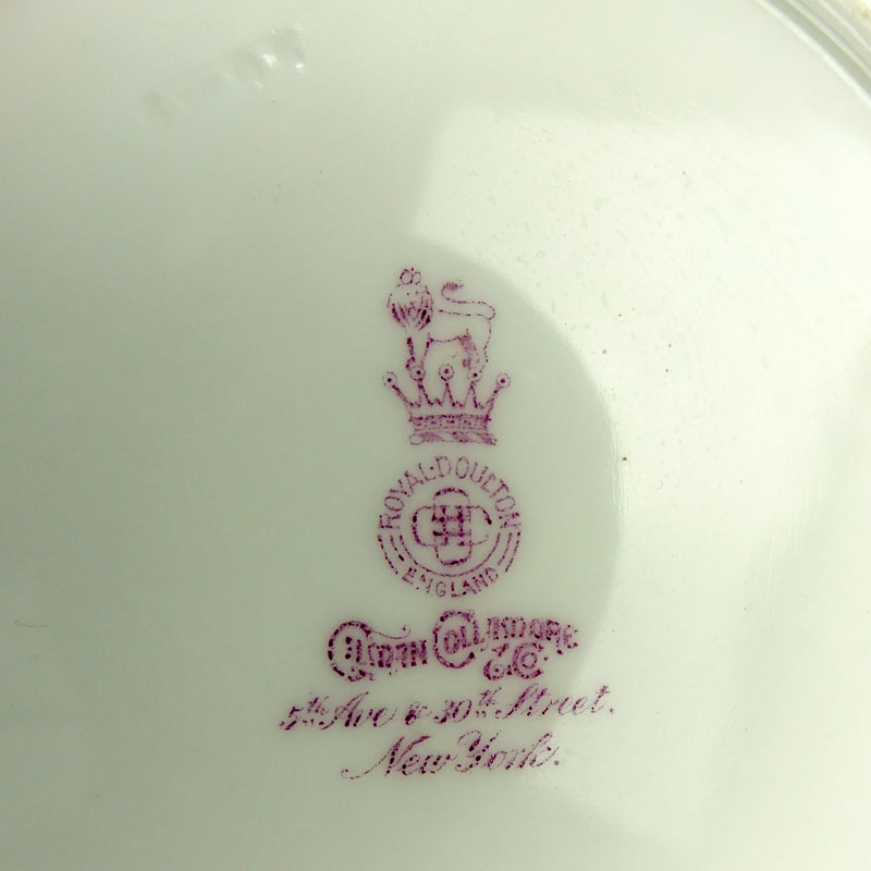 Eight (8) Royal Doulton For Gilman Collamore & Co