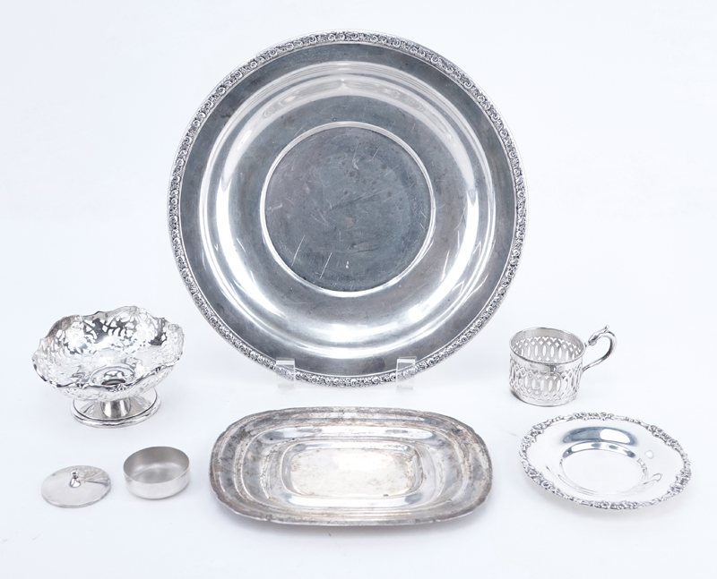 Collection Of Sterling Silver Table Top Items