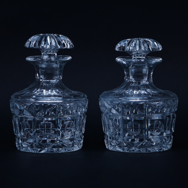 Two (2) Cut Crystal Decanters