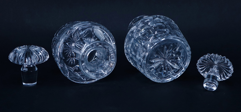 Two (2) Cut Crystal Decanters