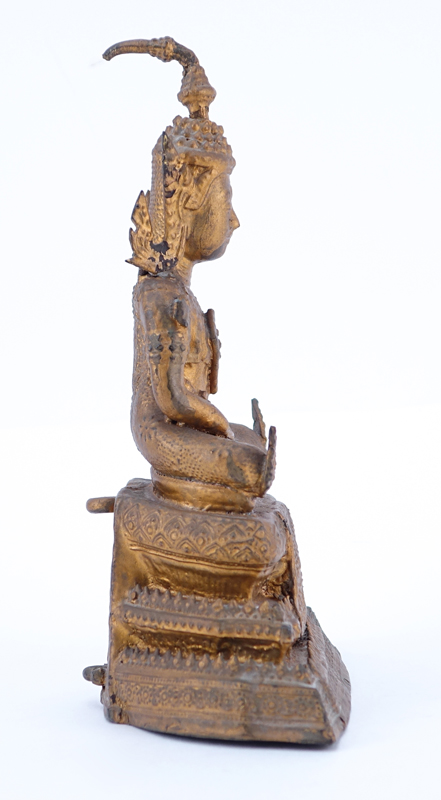 Mid-Century Bronze Buddha