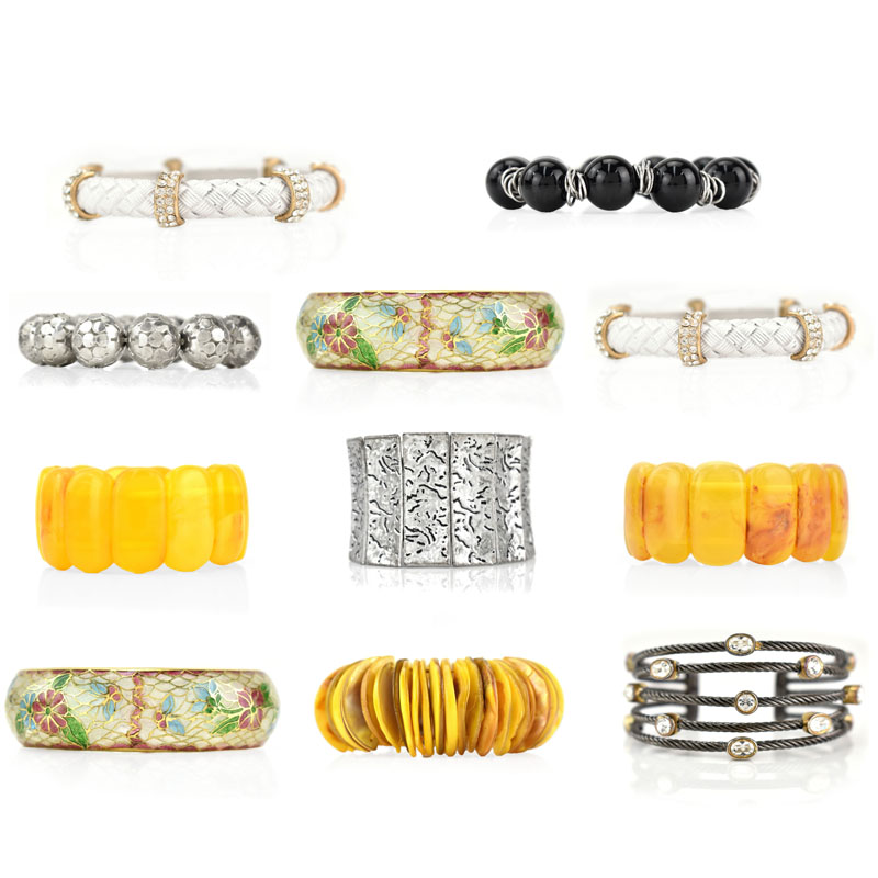 Eleven (11) Vintage Bangle Bracelets