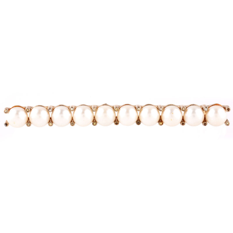 Ten (10) Pieces Faux Pearl Costume Fashion Jewelry