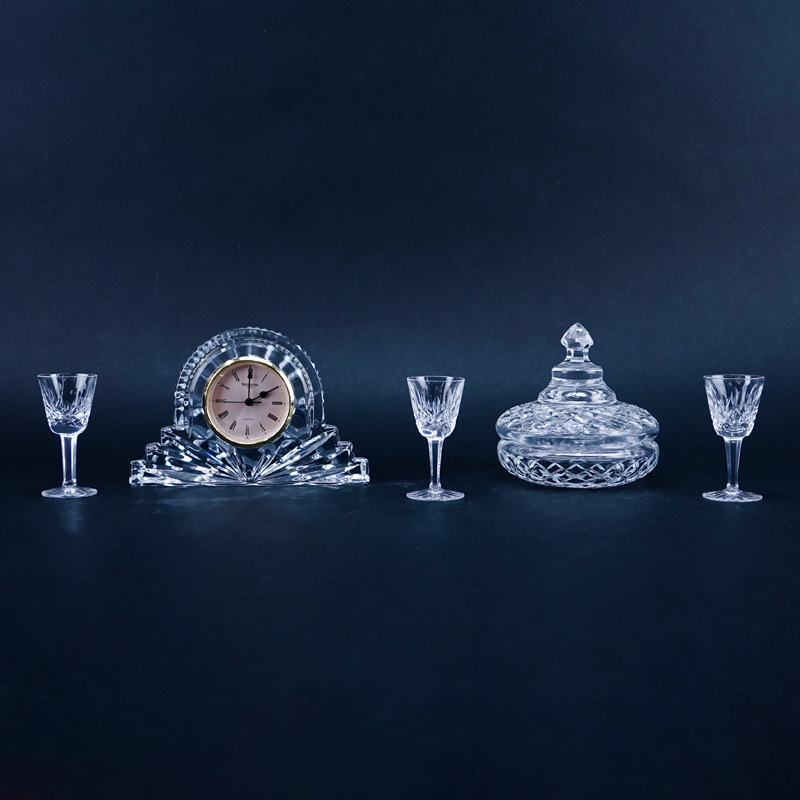 Collection of Five (5) Waterford Crystal Tableware