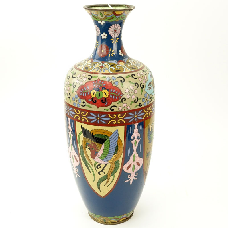 Antique Japanese Cloisonné Vase.