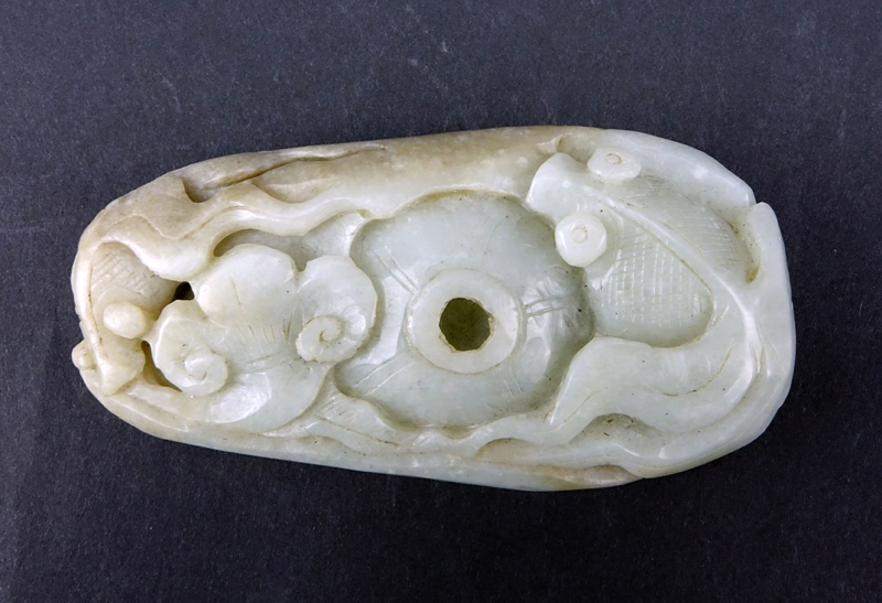 19/20th Century Chinese Carved Jade Pendant.