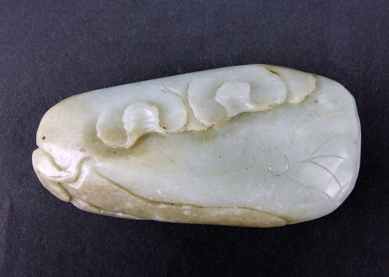 19/20th Century Chinese Carved Jade Pendant.