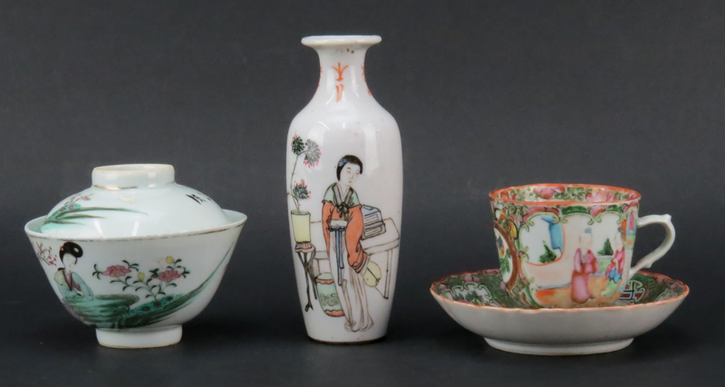 Grouping of Six (6) Vintage Chinese Tableware