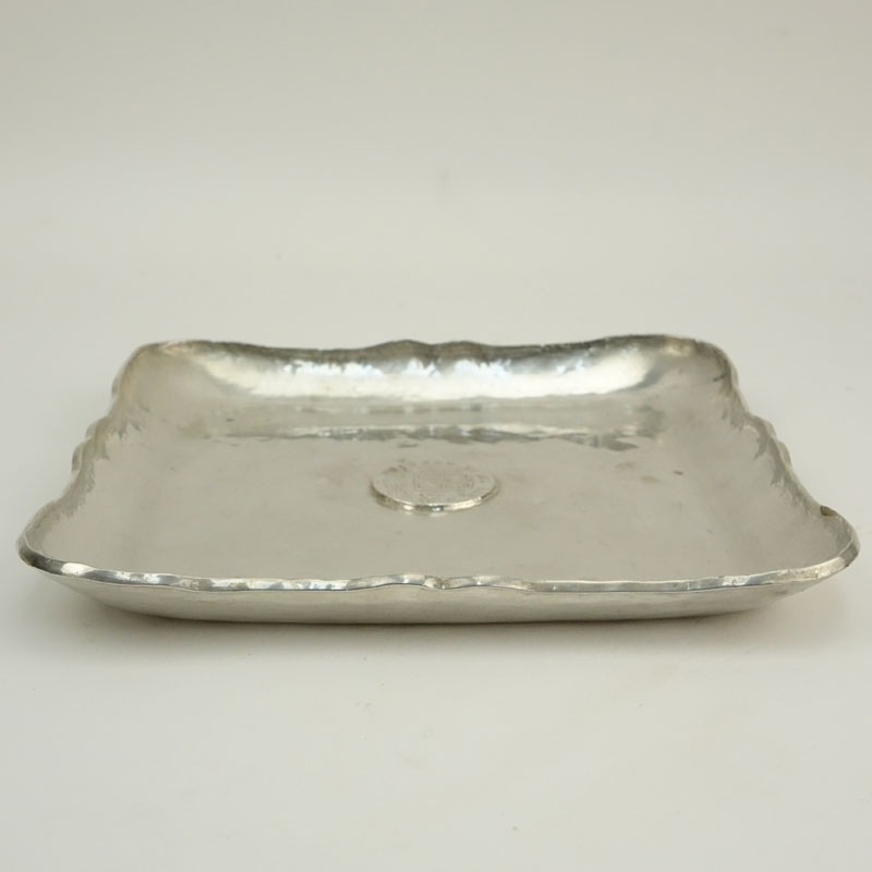 Vintage Sterling Silver  "Ferdin·VII·Dei·Gratia·" 1822 Coin Tray