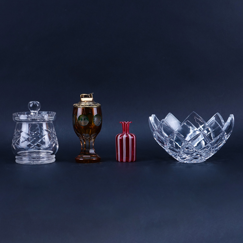 Collection of Four (4) Crystal and Glass Tableware
