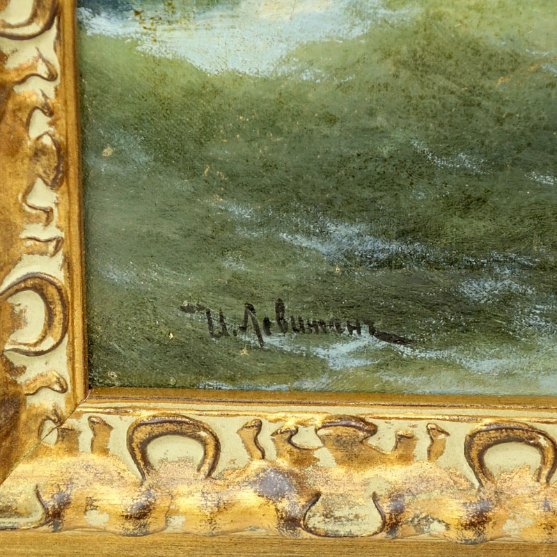 Early 20th Century Oil on artist board "Seascape". 