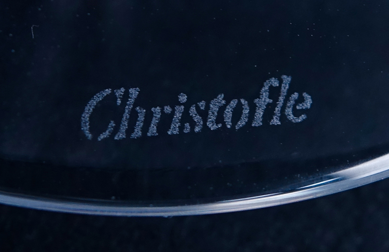 Eleven (11) Christofle "Iriana" Crystal Stemware.