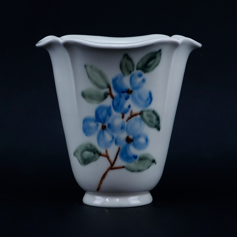 Rookwood Glaze Porcelain Footed Vase #6314. Signed. Good condition.