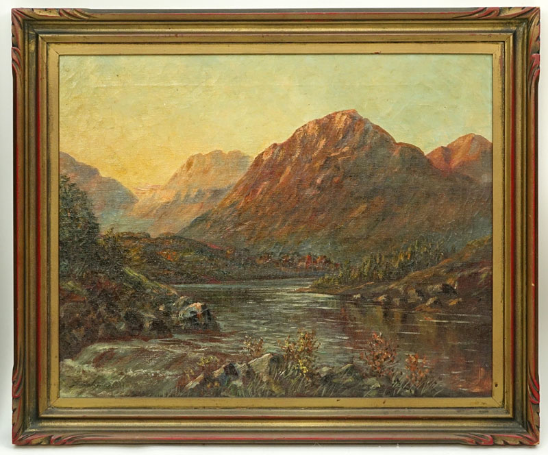 Daniel Campbell (20th Century) Oil on Canvas, Near Loch Awe, Signed Lower Left. 
