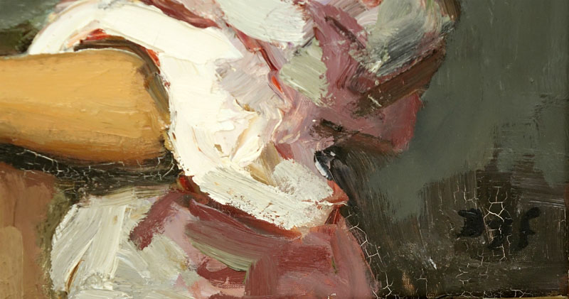 Marcel Dyf, French (1899 - 1985) Oil on Canvas "Gitane". Signed lower right.