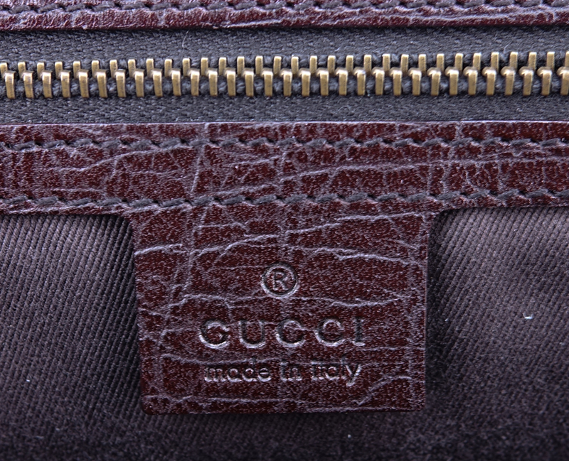 Gucci Beige/Brown Monogram Canvas And Leather Horsebit Tote Handbag.