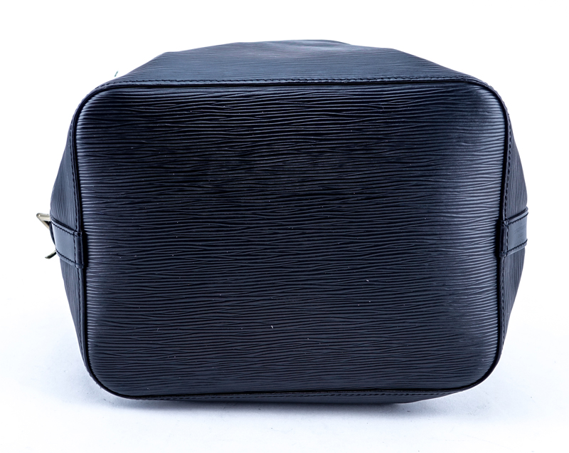 Louis Vuitton Black Leather Noe PM Shoulder Bag.