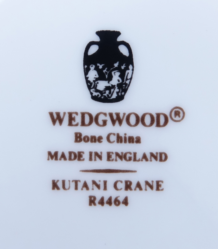 Forty Six (46) Piece Wedgwood "Kutani Crane" Porcelain Partial Service.