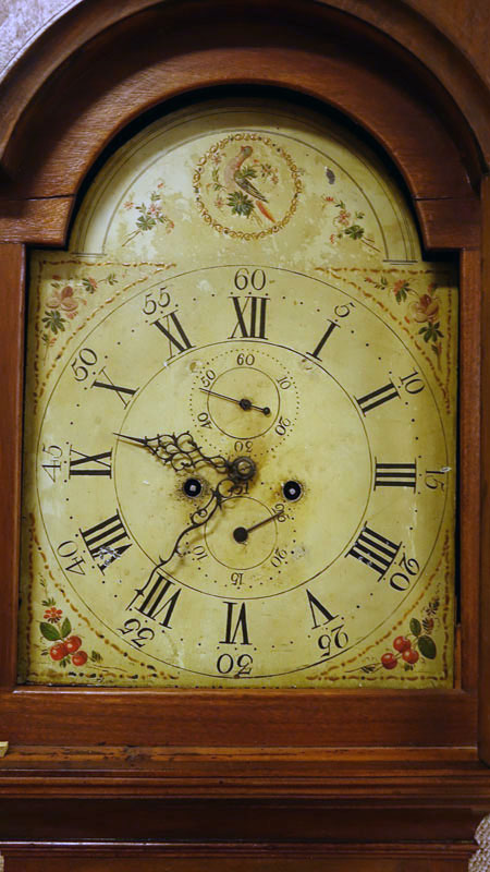 Antique Sheraton Mahogany Tall Case Clock.