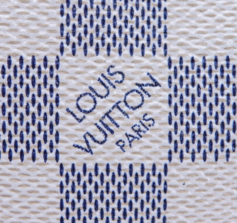 Louis Vuitton Damier Azur Ivory Coated Canvas Totally PM Tote.