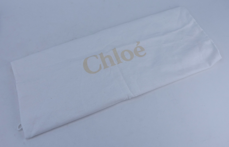 Chloe Black Smooth Studded Leather Marcie Shoulder Bag.