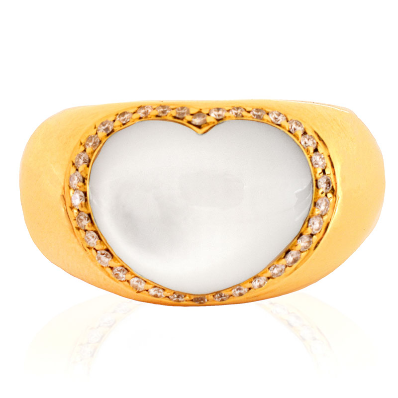 Pasquale Bruni Heart Shape Mother of Pearl, .