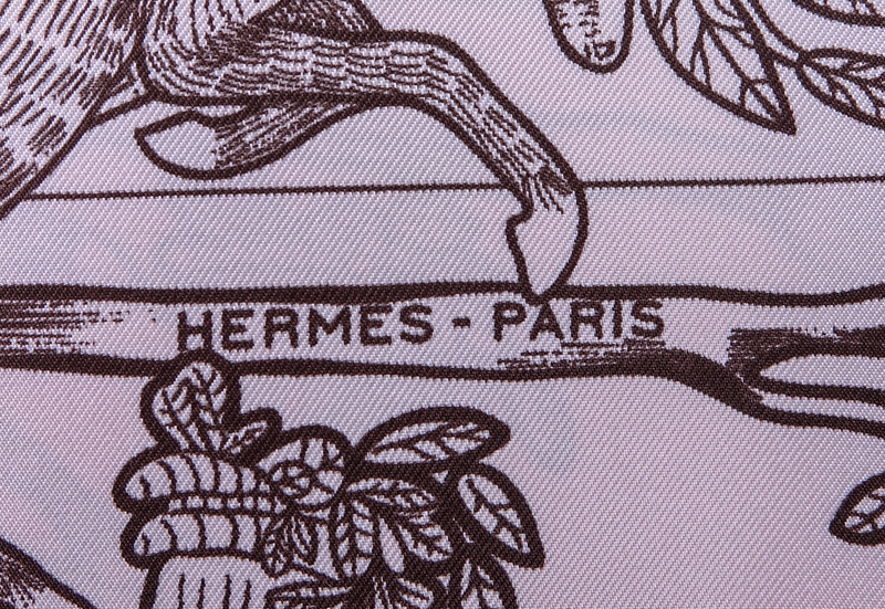 Hermes Silk Scarf "Animal Print".