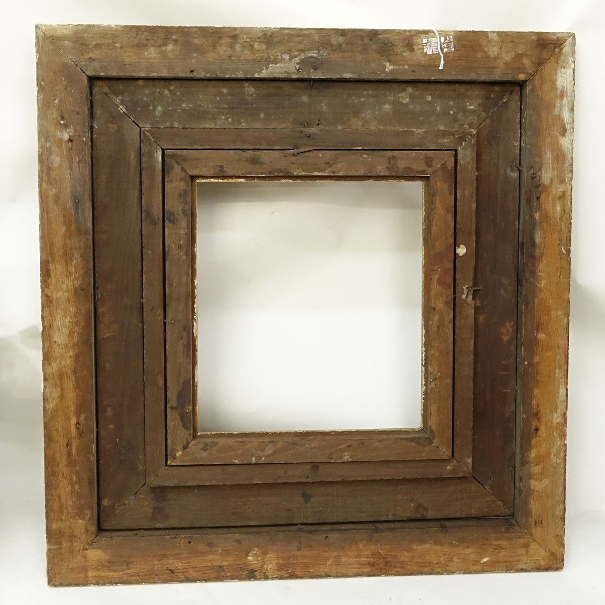 Antique Ornate Gilt Carved Wood and Gesso Frame. Condition consistent with age, some losses and cracks, rubbing.