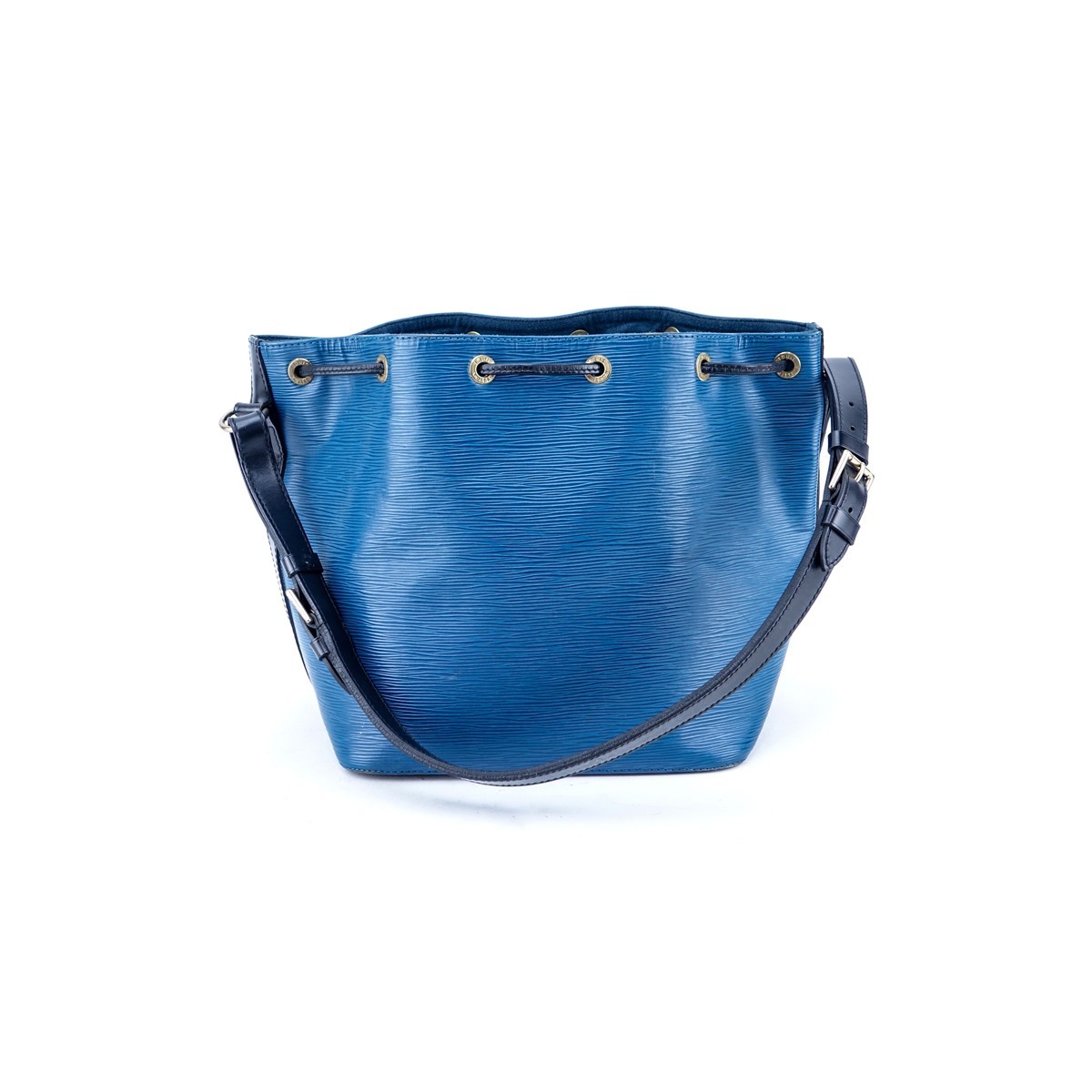 At Auction: Louis Vuitton, Louis Vuitton Blue Epi Leather Noe