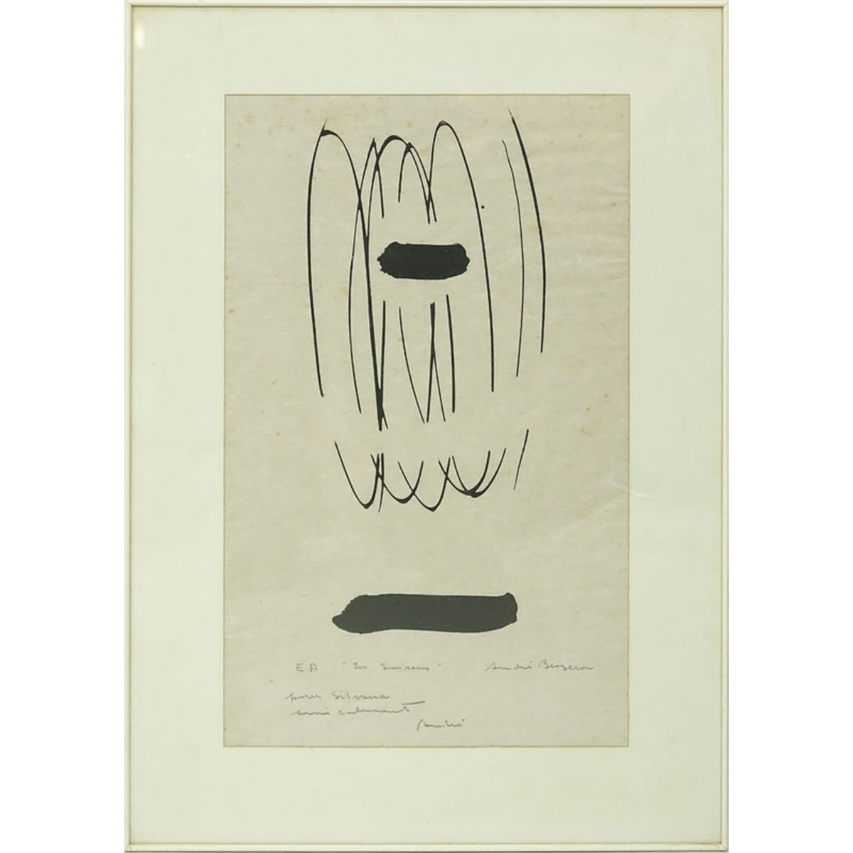Andre Bergeron, Swiss  (born 1937) Lithograph, Artist Signed and Titled, E.A. in Pencil on Lower Border.