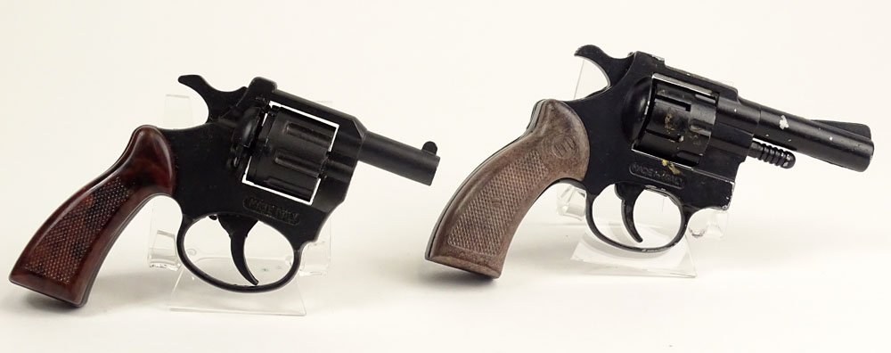 Two Mid 20th Century Italian Starter's Guns. Signed Made in Italy.