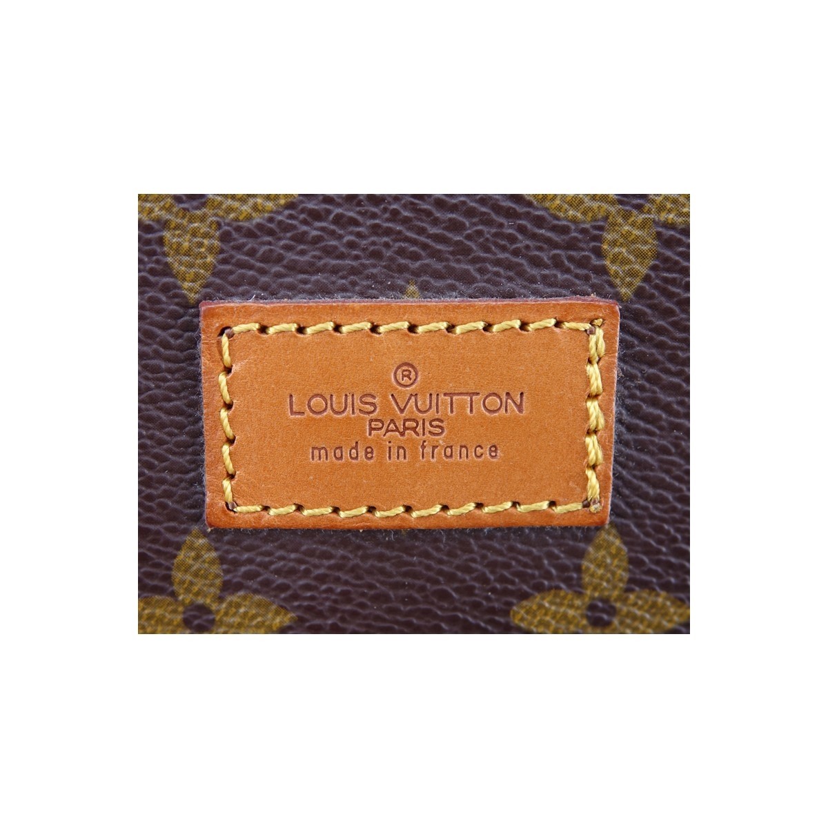Louis Vuitton Brown Monogram Coated Canvas Saumur